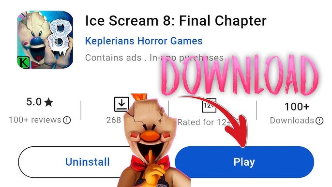 URGENT!! DOWNLOAD ICE SCREAM 8?!! Ice Scream 8 