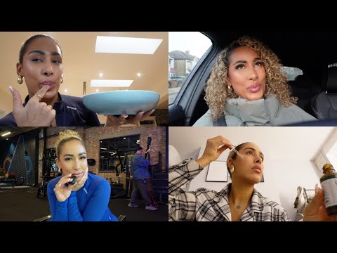 weekly vlog: mic'd up gym sesh, turkish pasta, fake tan routine, dfyne try-on