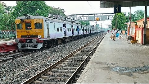 Howrah-Katwa Emu Local Arrived & Departure At Balagarh & Behula Station