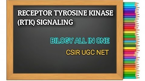 CSIR UGC NET | RECEPTOR TYROSINE KINASE (RTK) SIGNALING PATHWAY | #BiologyAllInOne