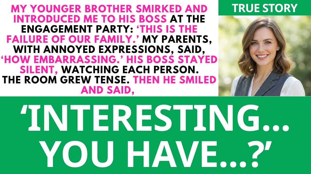 My Brother Smirked and Introduced Me to His Boss as “Our Family’s Failure”Then ... | Sugar Revenge
