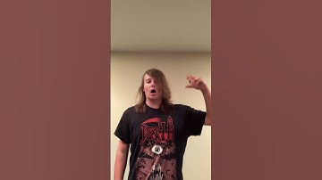 How to False Chord scream in under a minute! #music #metal