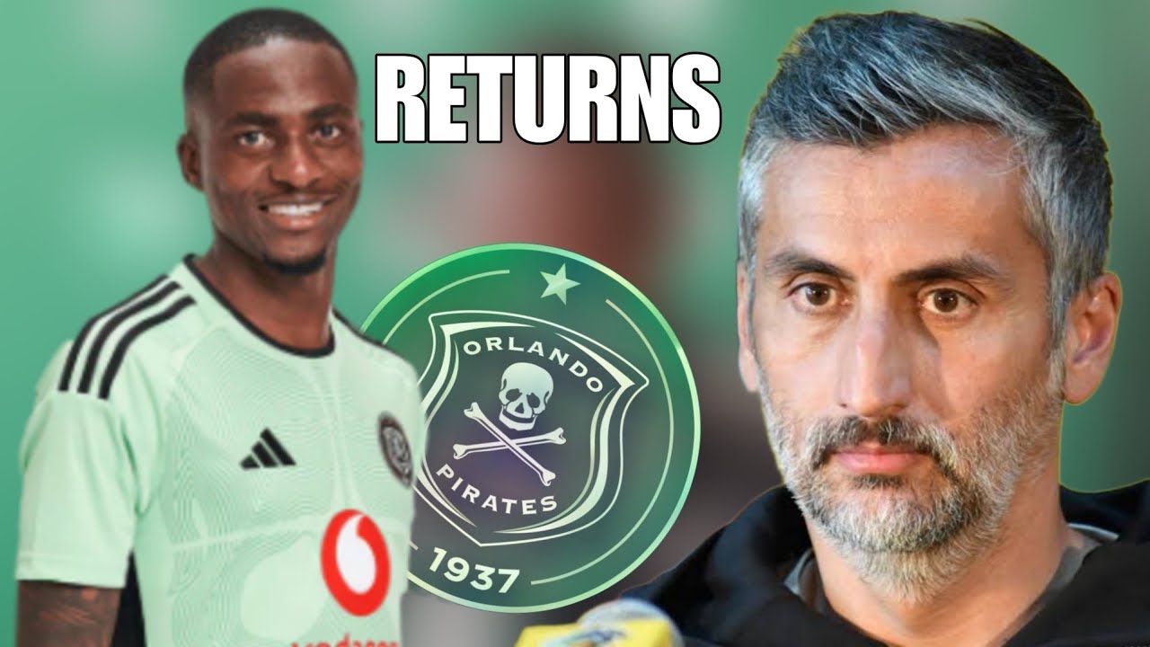ORLANDO PIRATES COACH ON THEMBINKOSI LORCH'S RETURN IN THE CLUB YouTube