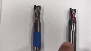 Router Bit Identification, what is difference between a compression and down shear router bit