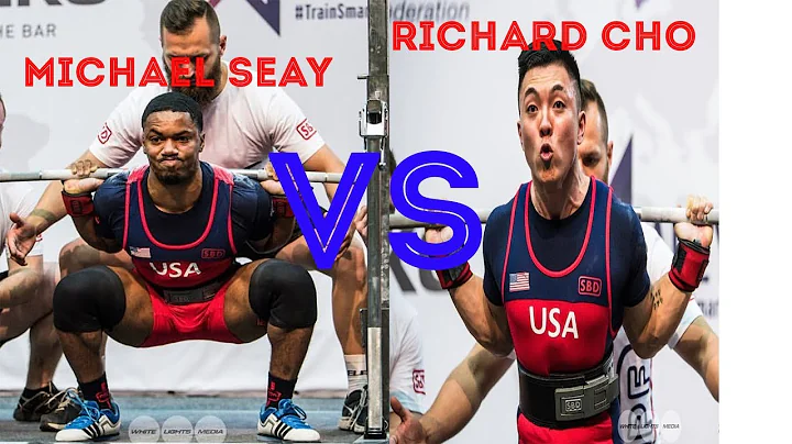 Michael Seay vs Richard Cho @ Men Jr, 74 kg IPF Wo...