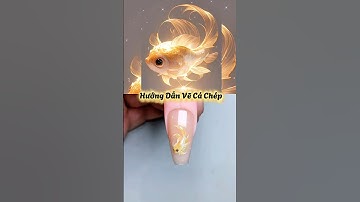 Carp drawing tutorial #nails #shiningnails #nailart #simplenails #naildesign #nailtutorial