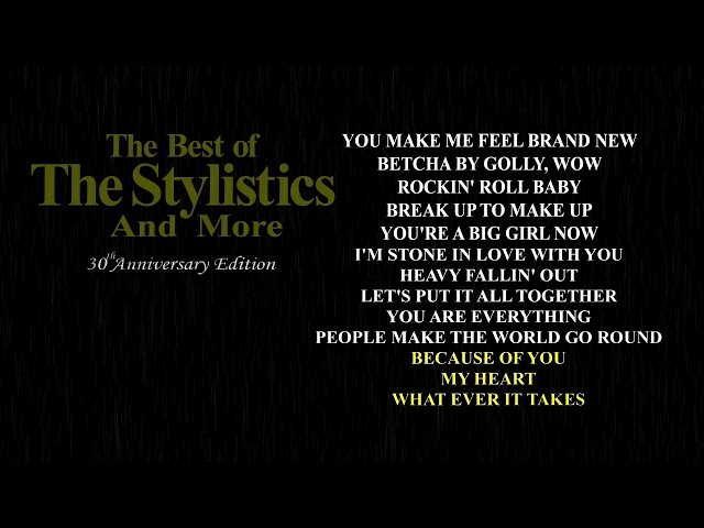 The Stylistics - People Make the World Go Round - YouTube