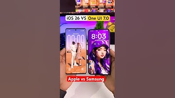 One UI 8.0 vs iOS 26 | Samsung vs iPhone (Apple) 💀