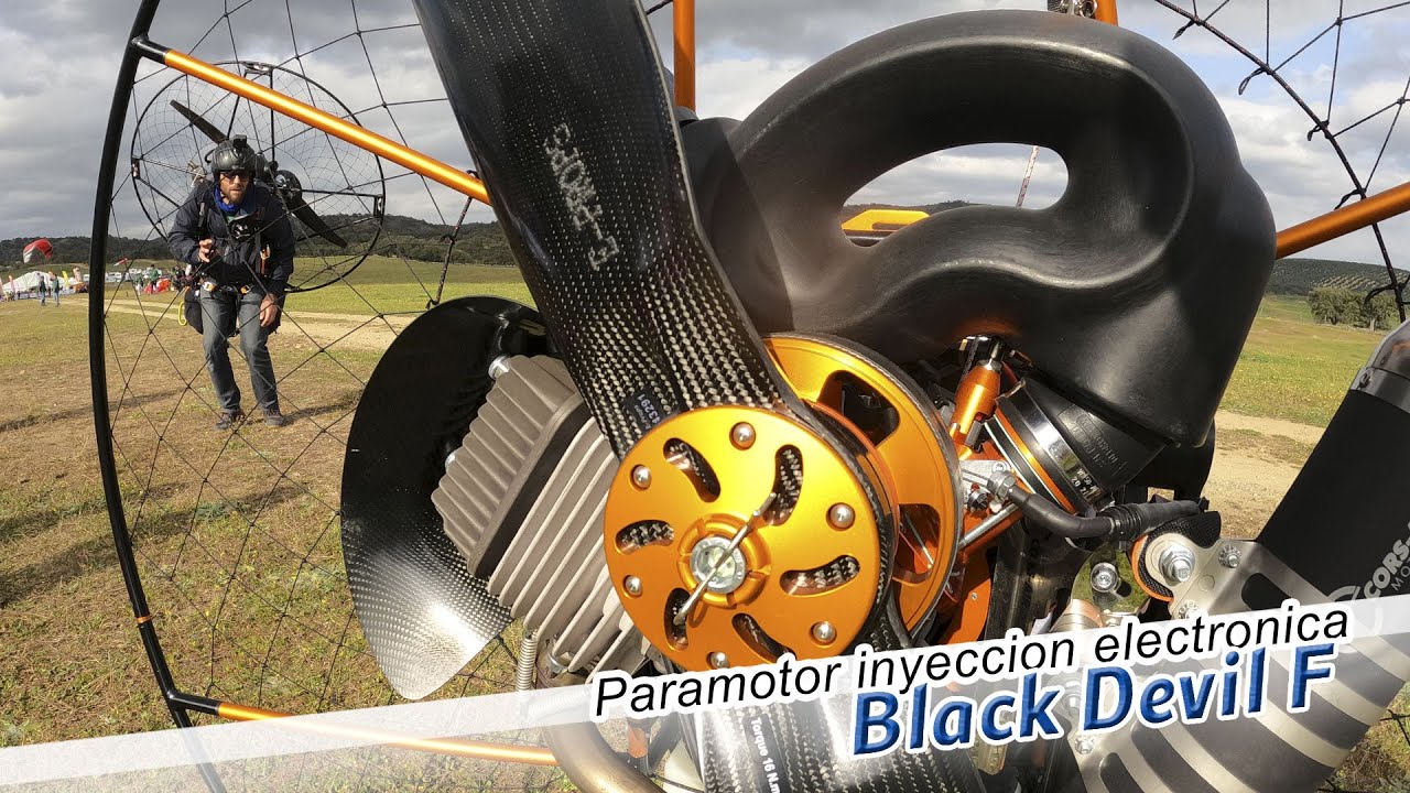 Paramotor con Inyección: Cors Air Black Devil F