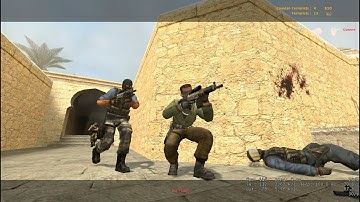 Counter-Strike Source CSS de_dust2_unlimited gameplay expert bots 2/5