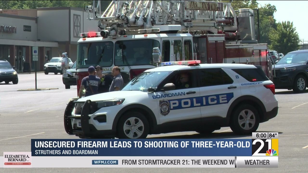 ⁣Unsecured firearm leads to shooting of three year old