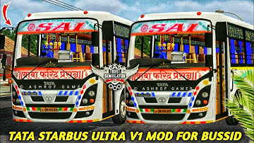 Download TATA STARBUS ULTRA V1 MOD For Bussid🥳Bussid New Mod | New Bus Mod For Bussid #bussidmod