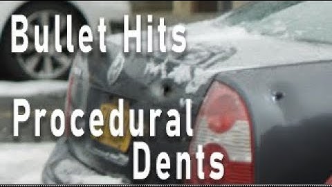 Bullet Hits Procedural Dents