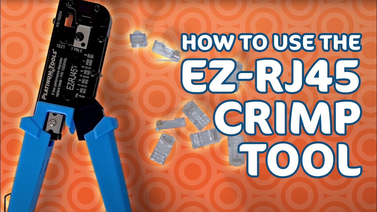 How-to Crimp a Cat6 Connector with a Platinum Tools® EZ-RJ45® Crimp Tool 