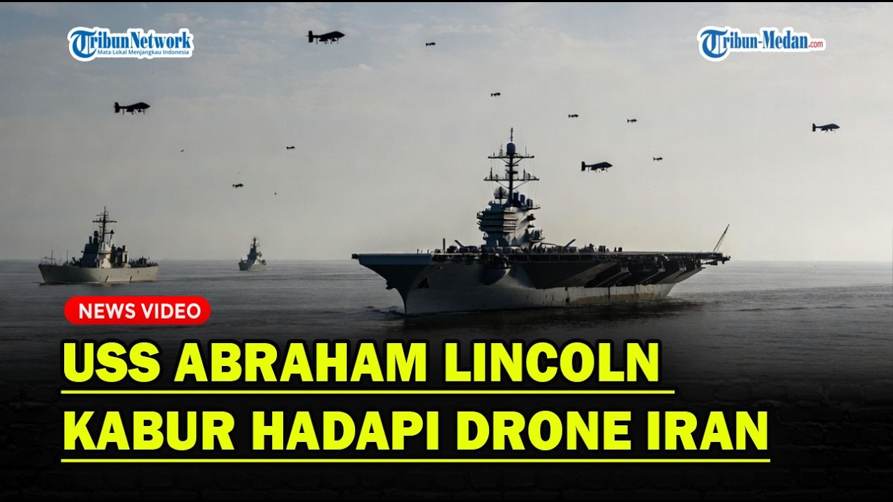 IRGC Klaim USS Abraham Lincoln Kabur Hadapi Drone Iran❓