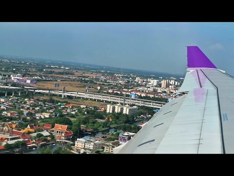 utc to bangkok  New Update  AWESOME LANDING | Thai Airways A330-300 in Bangkok Suvarnabhumi