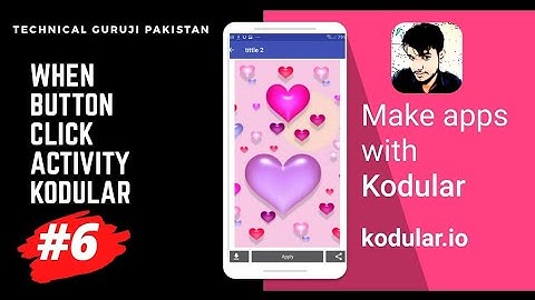 how to create app | in thunkable kodular in hind-urdu -how to make android app without coding Part 6