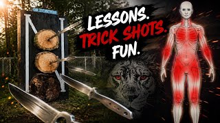 I Am Throwing Knives - Giving Lessons & Having Fun