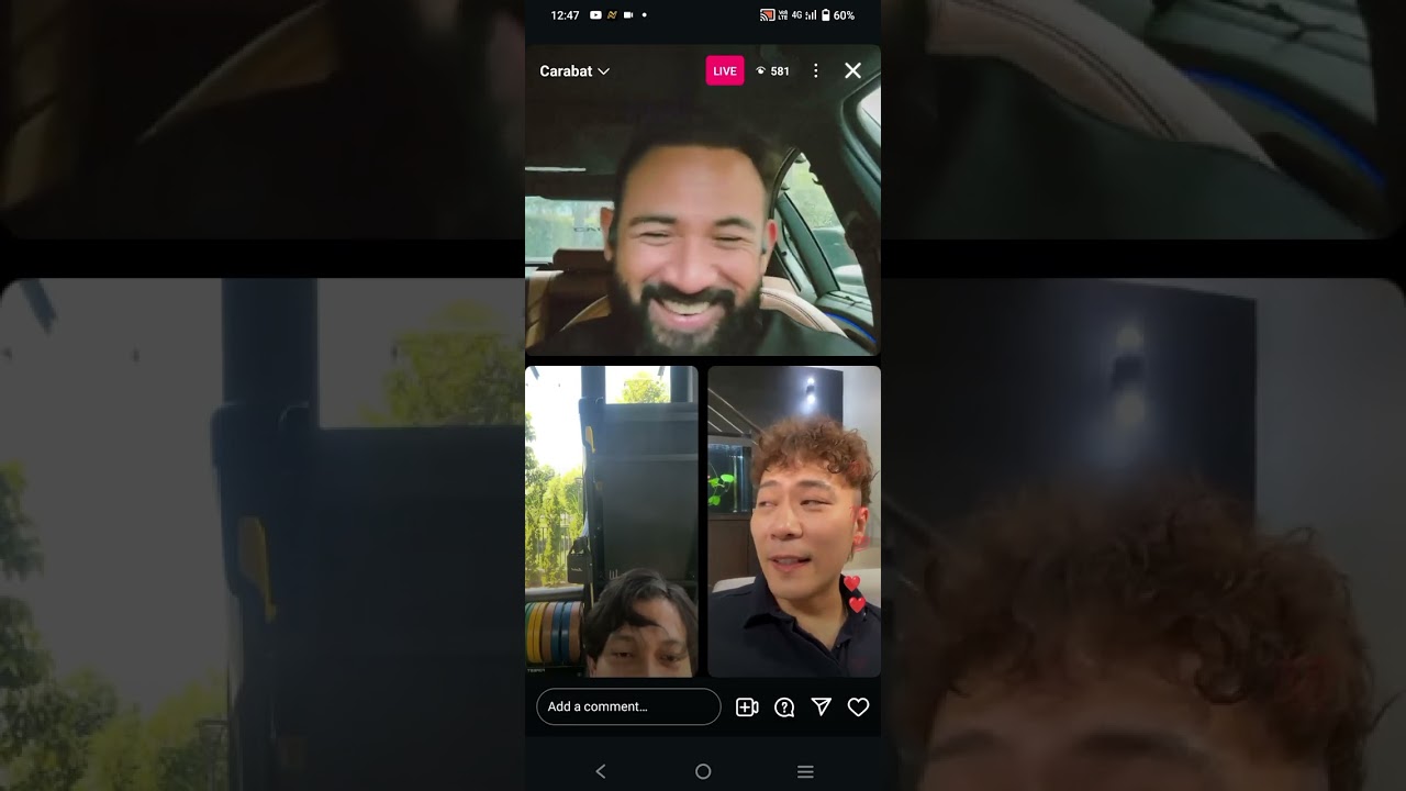 Live Instagram Sharnaaz Ahmad bersama shukir Yahaya/Andy teh/Syazwan Zulkifly