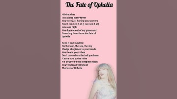 Taylor Swift 🌼The Fate of Ophelia #trending #newsong #viral #taylorswift #swifties #swiftie4ever