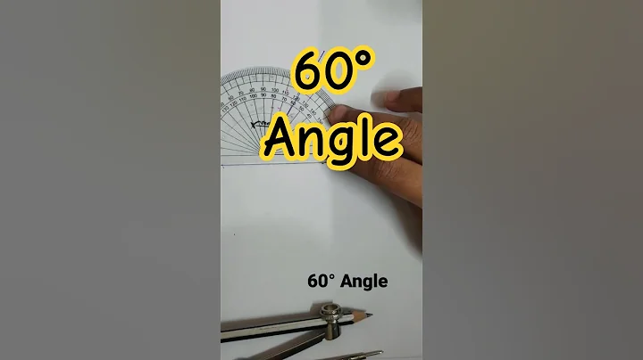 60 degree angle with compass #angle #angles #geometry #geometric #geometrydash #geometria #mathshort