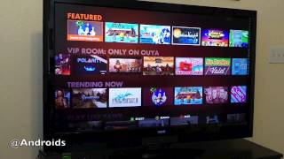 OUYA Game Console User Interface hands-on