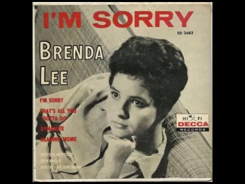 Image result for im sorry brenda lee images