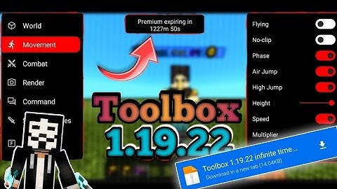 Minecraft Toolbox infinite time 1.19.22 || in Hindi part 1st || @HELLO_YT. 100% working ✅ 😱😱😱