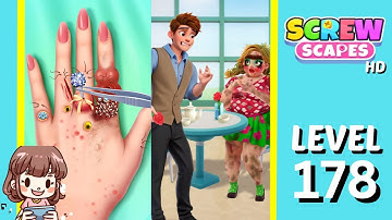 Screwscapes Level 178 Solution Walkthrough