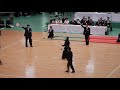 2018 全日本女子学生剣道選手権 ベスト16 日体大 桑野 vs 志學館大 末吉