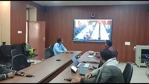 Interactive Conference Room Setup With 12X PTZ Camera. Complete Wireless setup for Presentation.