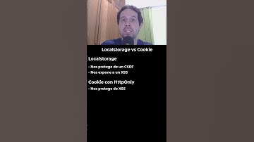 ¿Dónde guardar un JSON Web Token en una aplicación web? Localstorage vs Cookies