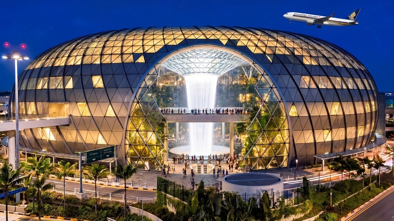 World's Best Singapore Changi Airport Full Tour | Overnight in Jewel Changi Airport | Travel Vlog