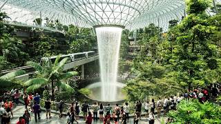 Singapore Changi Airport Tour: World's Best Airport | Overnight at Jewel Complex