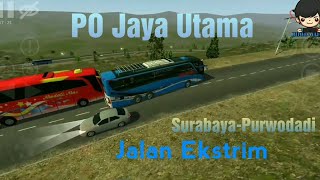 Bus Jaya Utama Surabaya-Purwodadi | BUSSID gameplay android