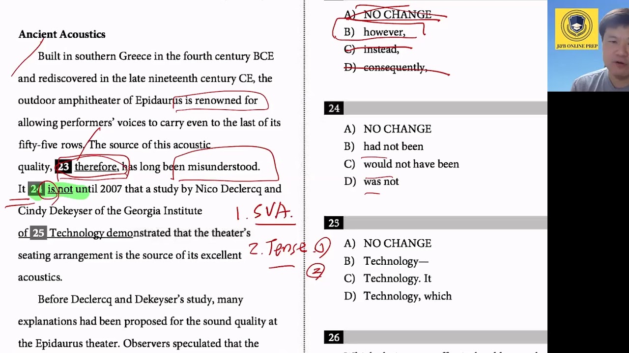 practice sat writing section