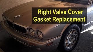Valve / cam cover gasket replacement, right side, Jaguar XJ8 & XK8 - Auto Repair Series Jaguar X Type Valve Cover Gasket Replacement