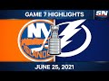 NHL Game Highlights | Islanders vs. Lightning, Game 7 - Jun. 25, 2021