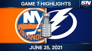 NHL Game Highlights | Islanders vs. Lightning, Game 7 - Jun. 25, 2021