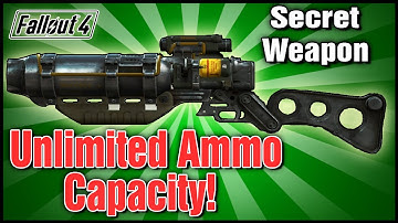 Fallout 4: Secret Unlimited Ammo Capacity Laser Rifle! (Prototype UP77 Limitless Potential)