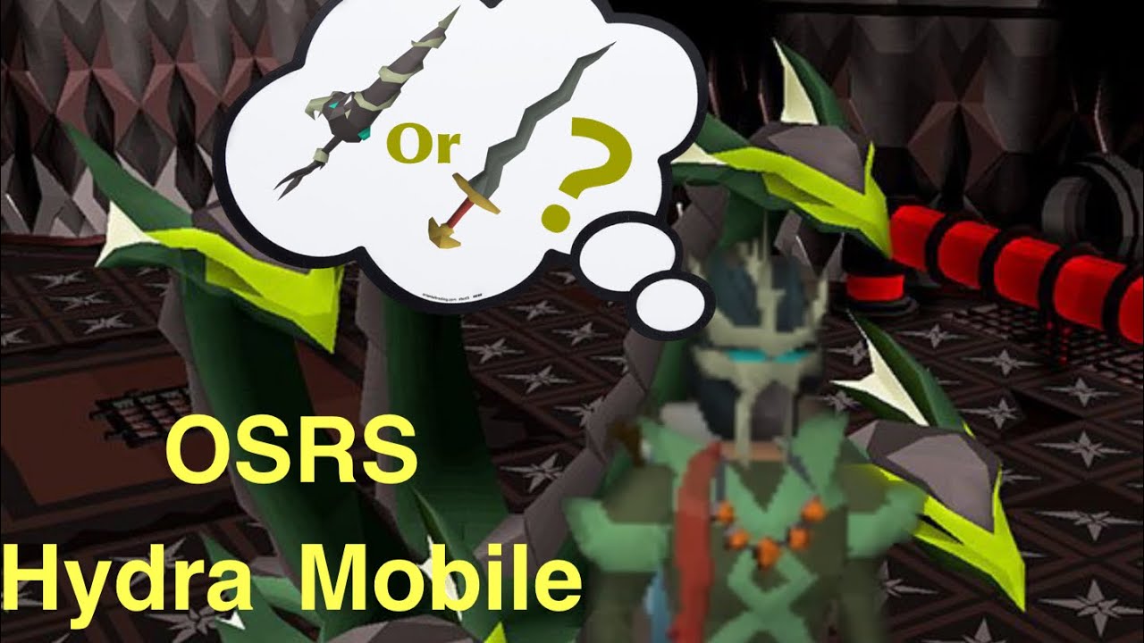 OSRS Mobile Hydra quick weapon comparison (Lance, Fang, Bowfa) - YouTube