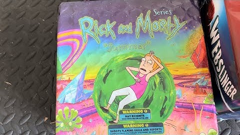 Rick and Morty Firework Cake (Summer)