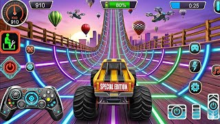 💥Gt Monster Truck Simulator - Impossible 🤯 Stunts⚡ Offline Game Android [2026] New Update screenshot 1