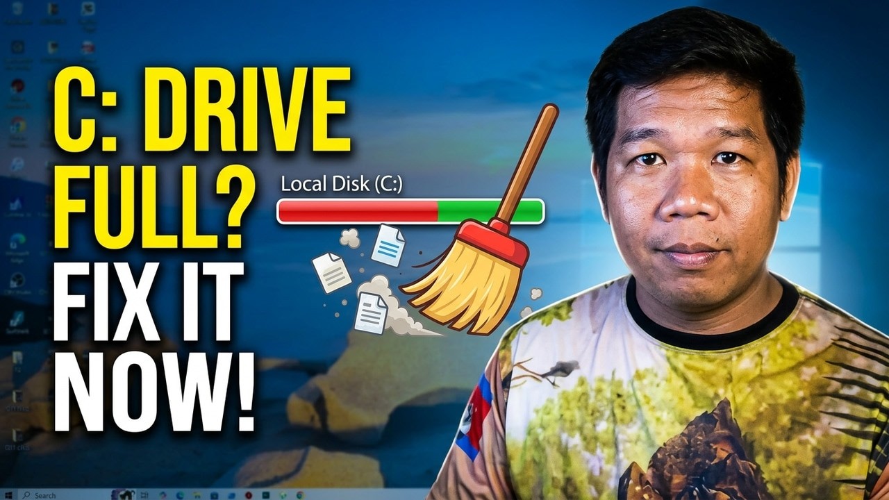 C Drive Full? Here's How to FREE Up Space on Windows - YouTube