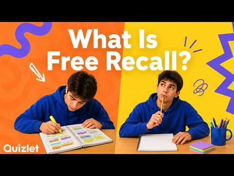 How to Do Free Recall | Study Smarter and Remember More