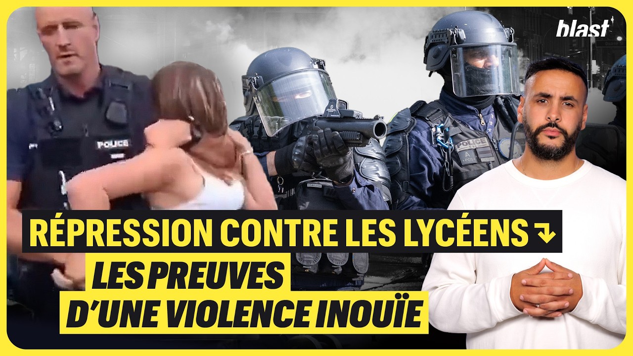 RÉPRESSION CONTRE LES LYCÉENS : LES PREUVES D'UNE VIOLENCE INOUÏE