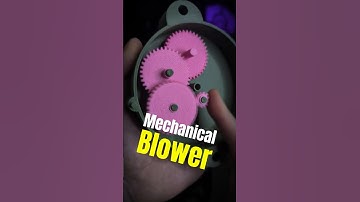 3D printed mechanical blower fan! #3dprinting #mechanical