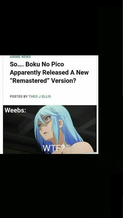 Anime Meme: Boku No Pico Remastered? #shorts