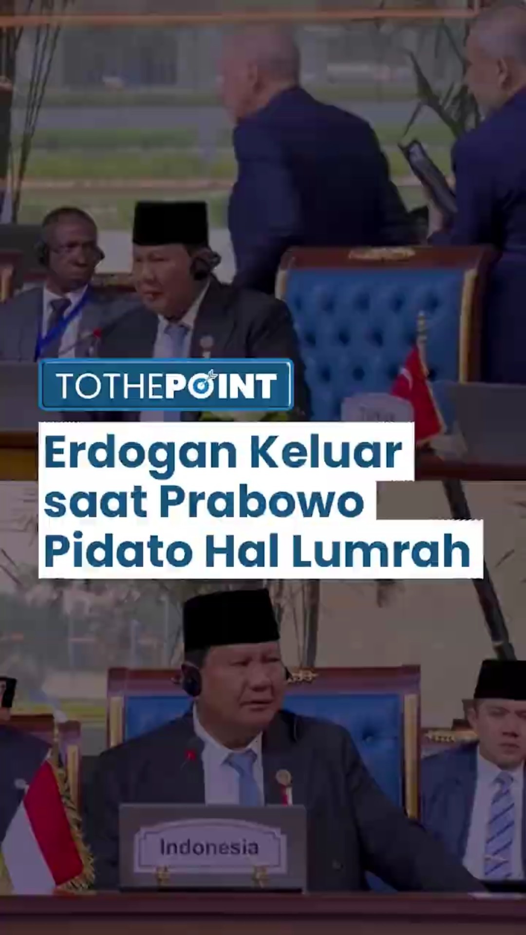 Kemlu RI Jelaskan Situasi Erdogan Keluar saat Prabowo Mulai Pidato di KTT D-8 Mesir: Hal Lumrah