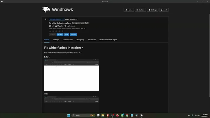 ⚡ Fix File Explorer Flashing in Dark Mode (Windhawk Trick!)